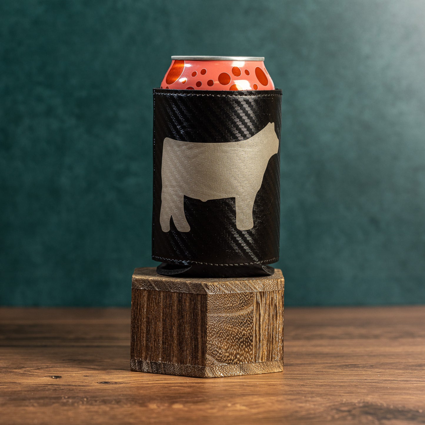 Show Steer | Leatherette Can Coozie