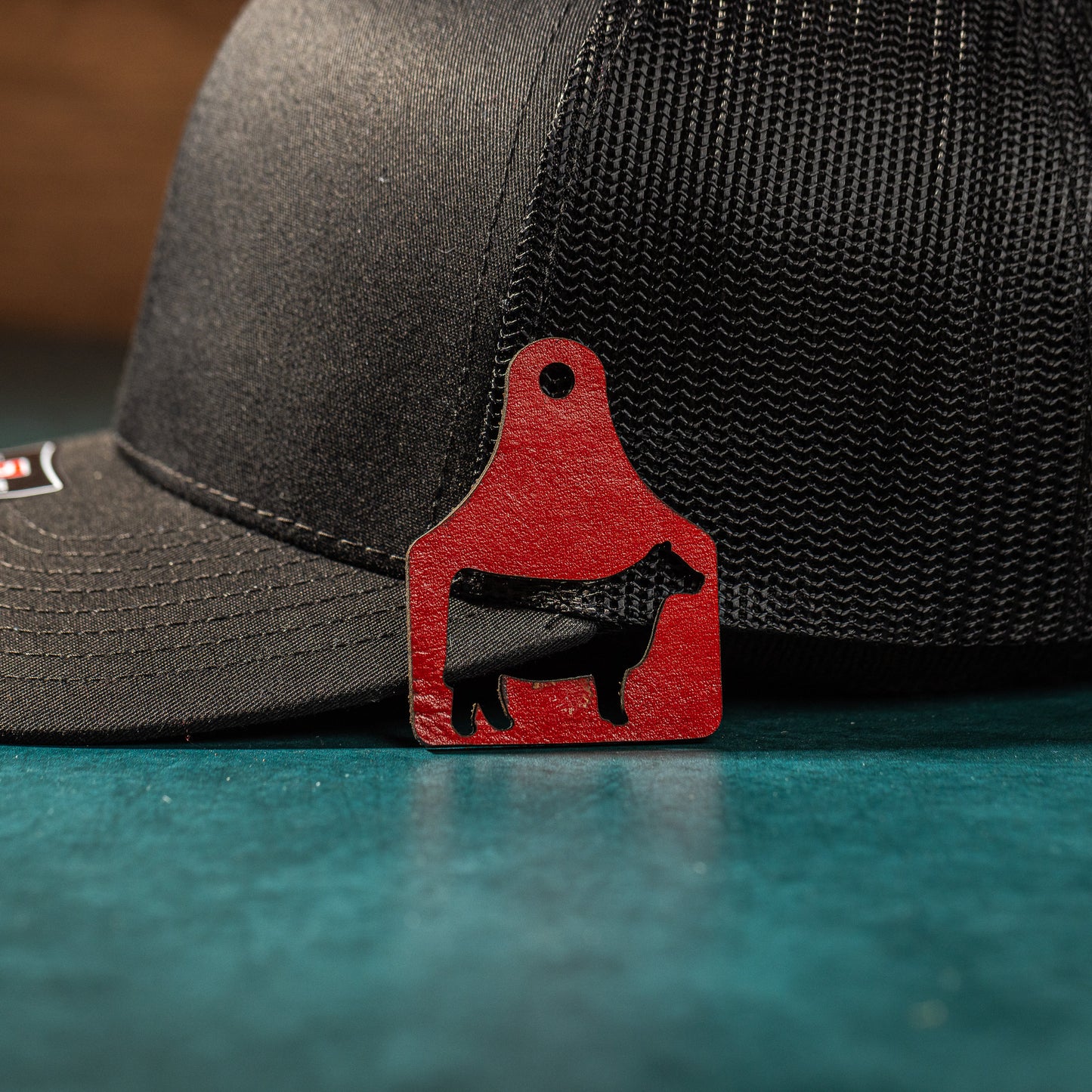 Eartag Steer Cutout | Leather Patch