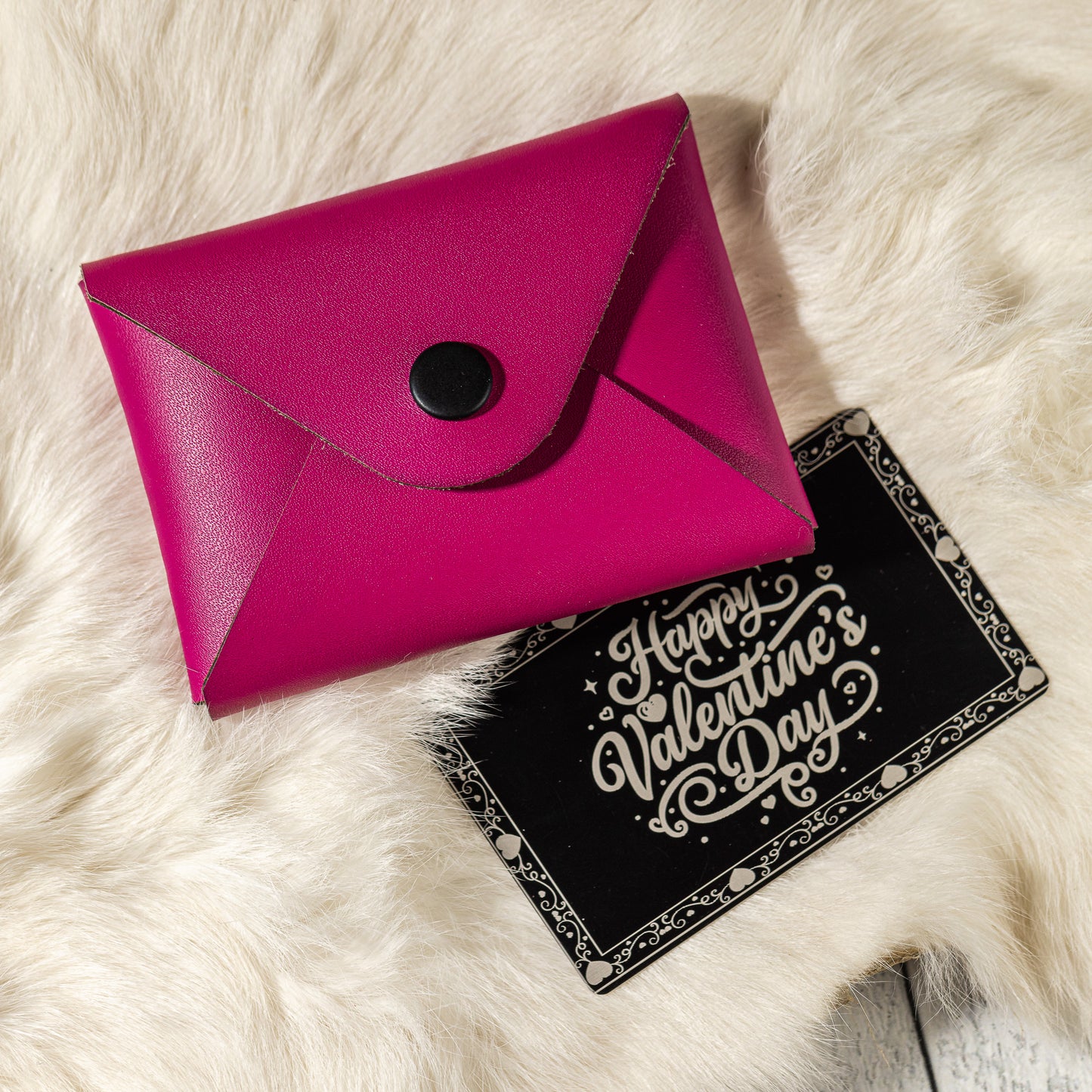 Valentine's Day Gift Card Holder - Faux Leather