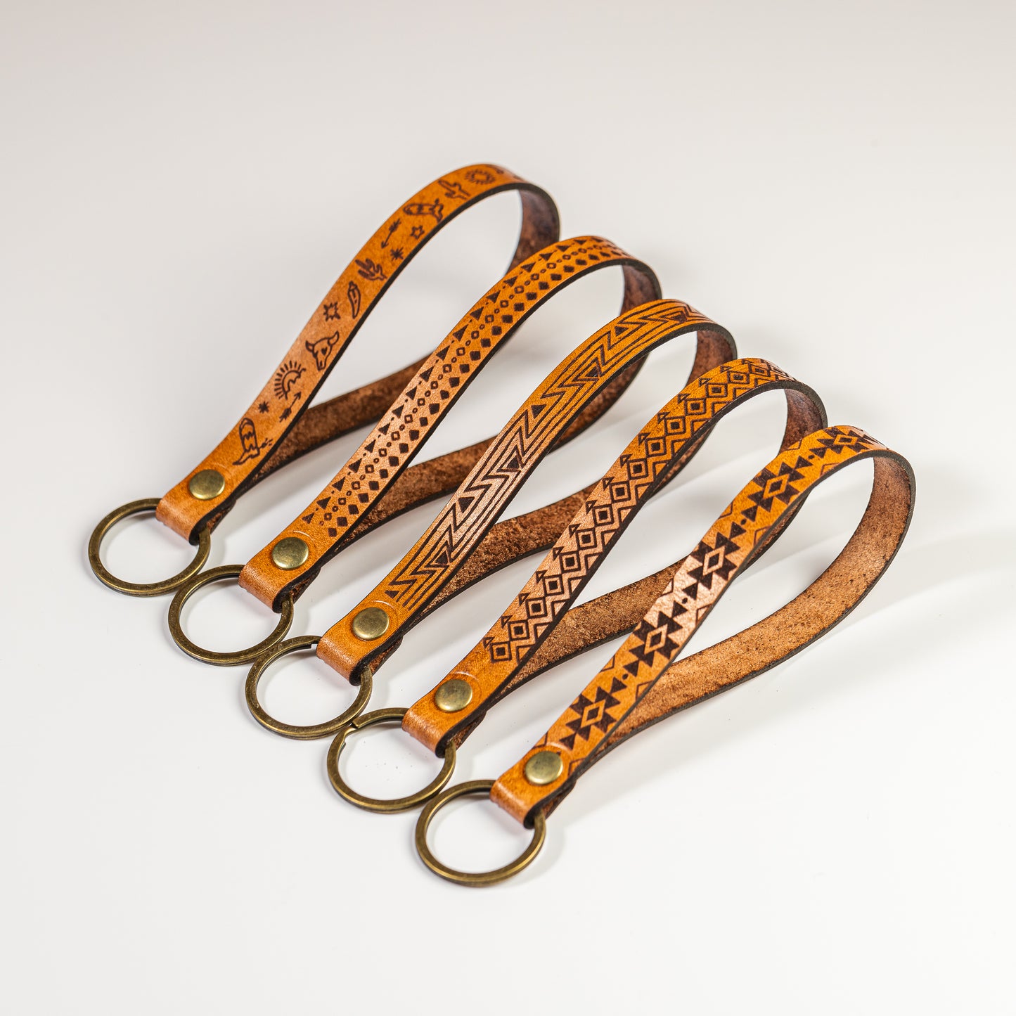 Southwest Pattern Wristlet Key Fobs