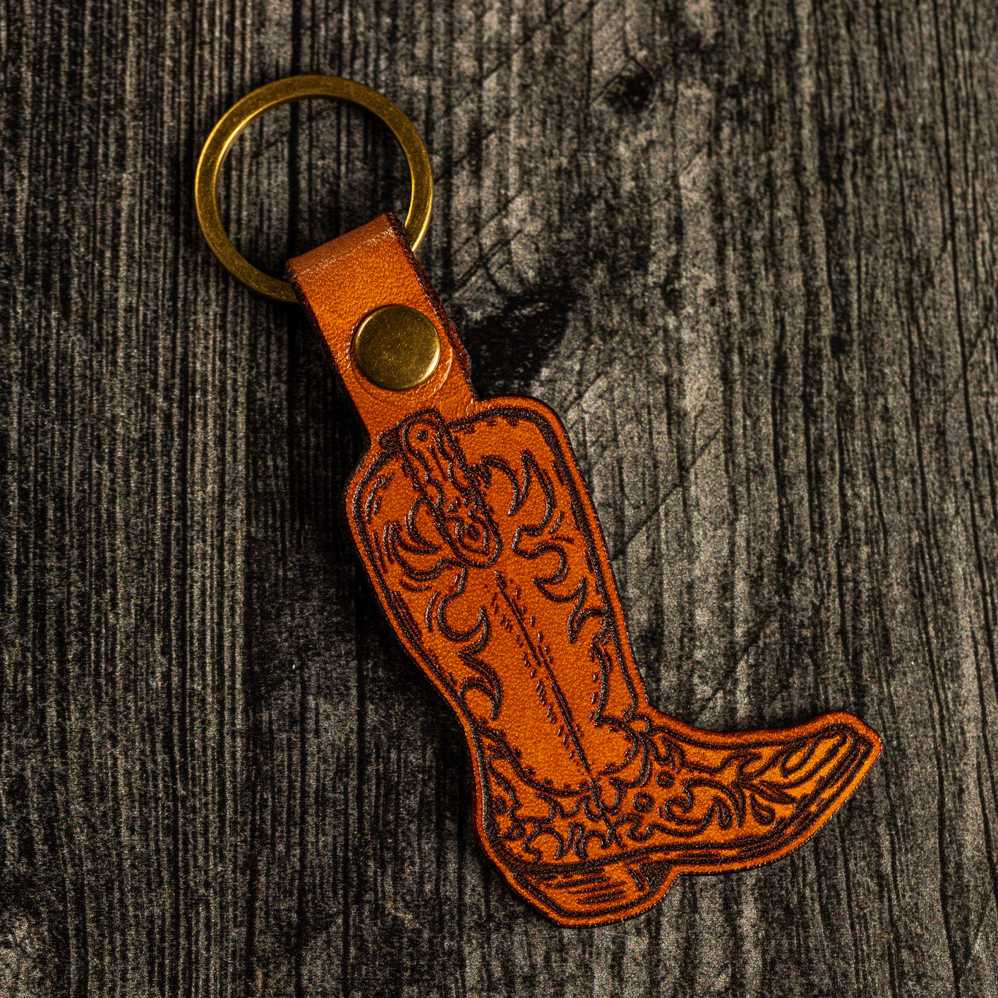 Cowboy Boot Keychain