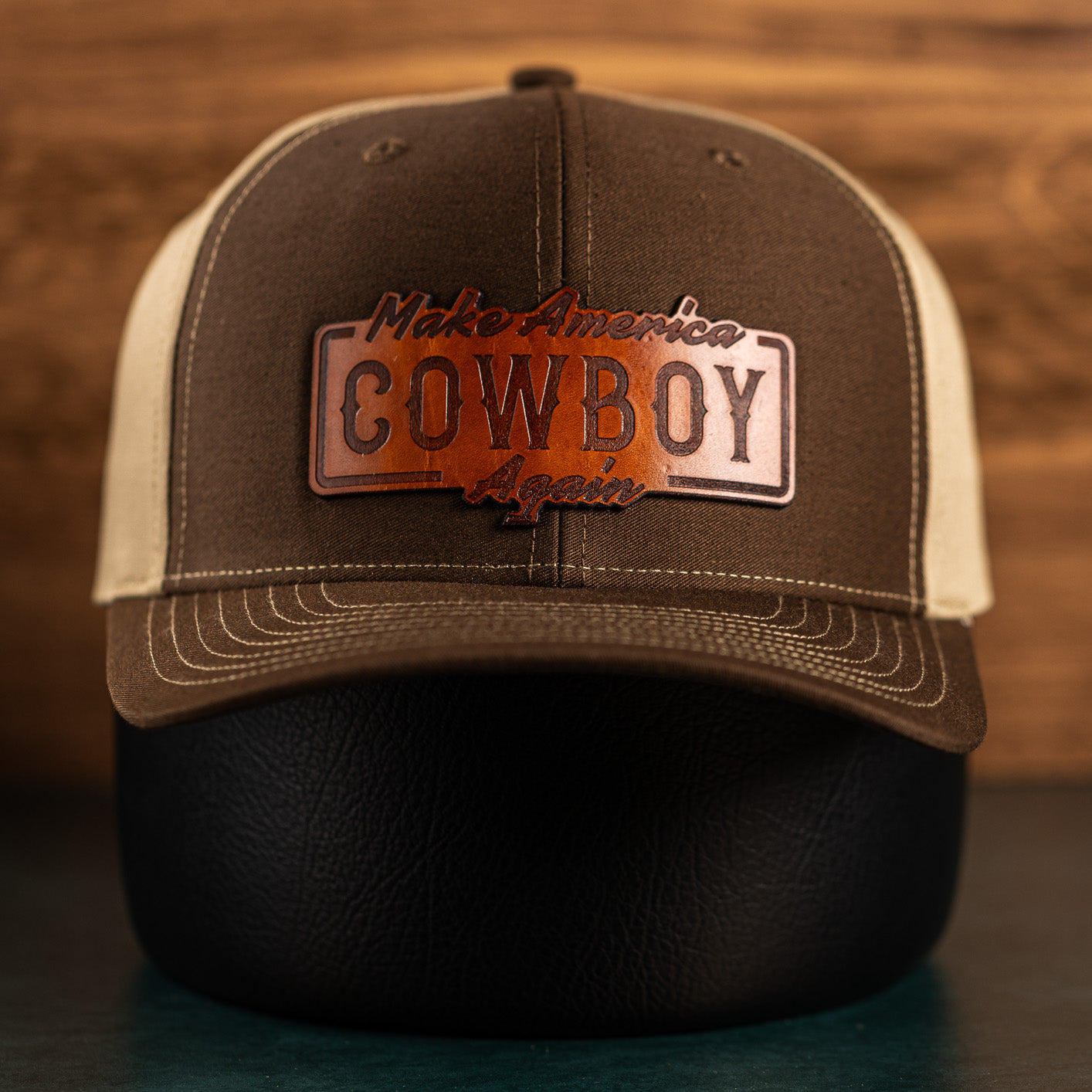 Make America Cowboy | Leather Patch