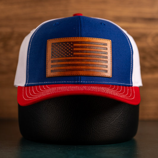 American Flag Trucker Hat